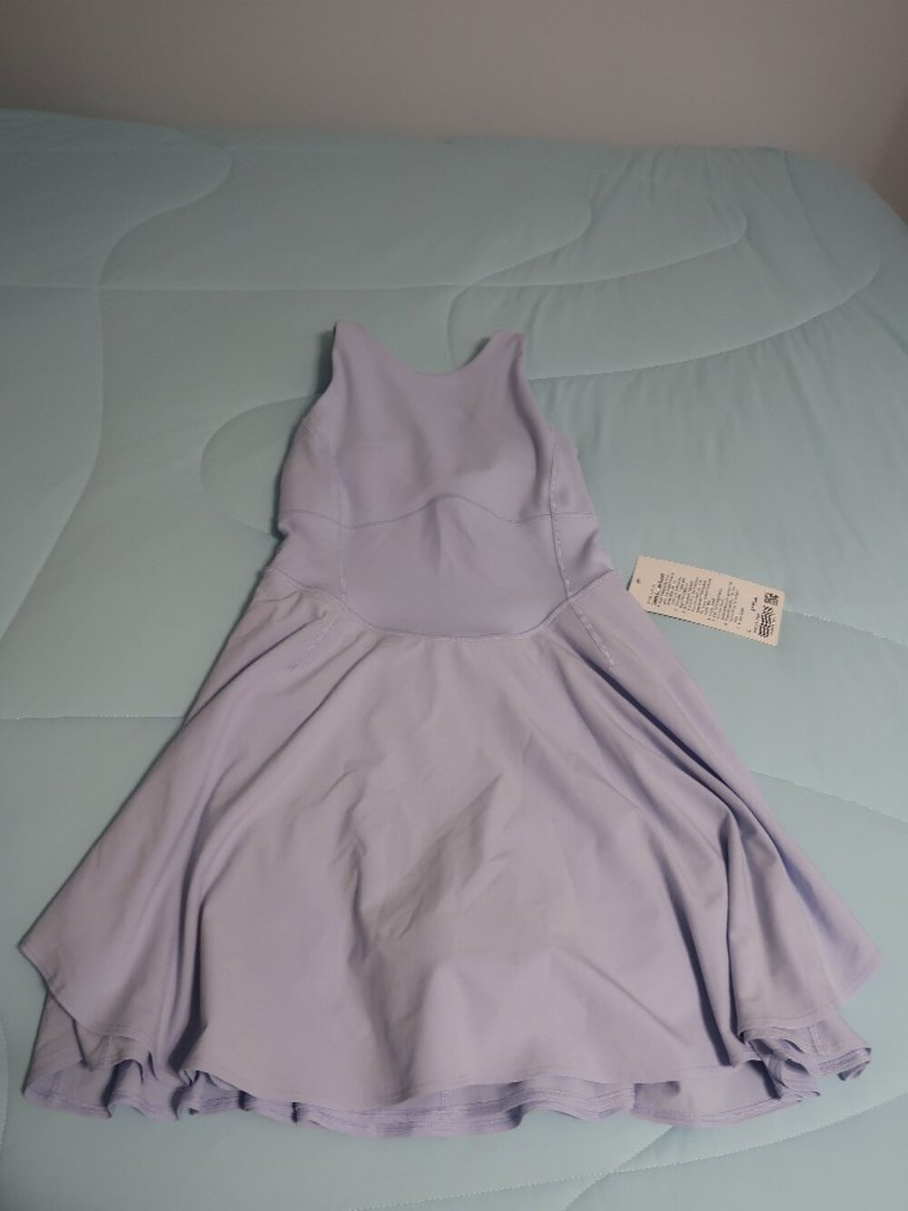 NWT Lululemon Court Crush Dress Size 4 in Pastel Blue
